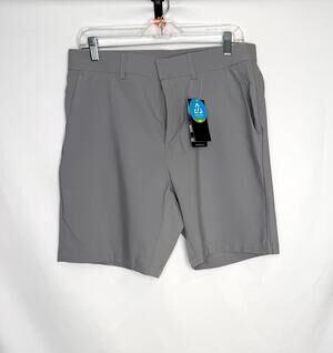 MIER Men's M Gray Stretch Golf Hiking Performance Shorts 10" Inseam NWT